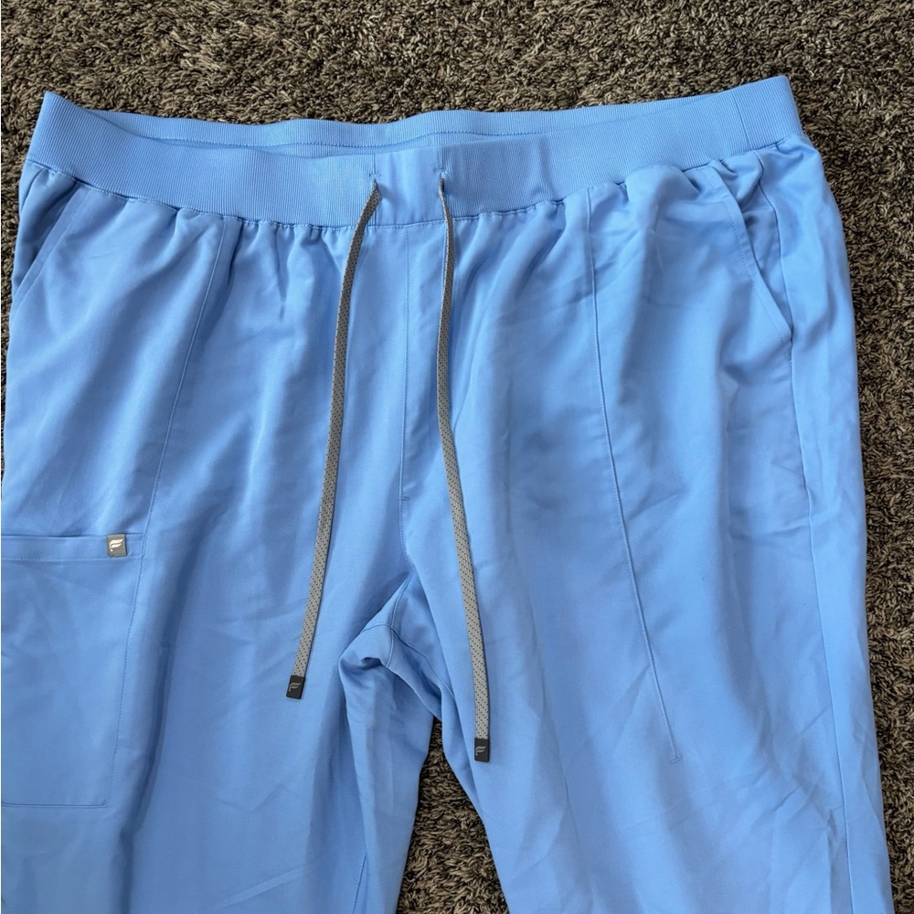 Fabletics Women's Performance Scrub Pant Blue 4X - image 4